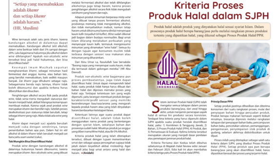 Kriteria Proses Produk Halal dalam SJPH